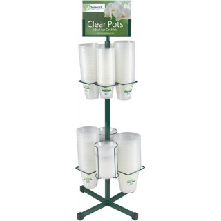 Clear Pot Display Stand