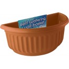 Corinthian Half Round Wall Basket